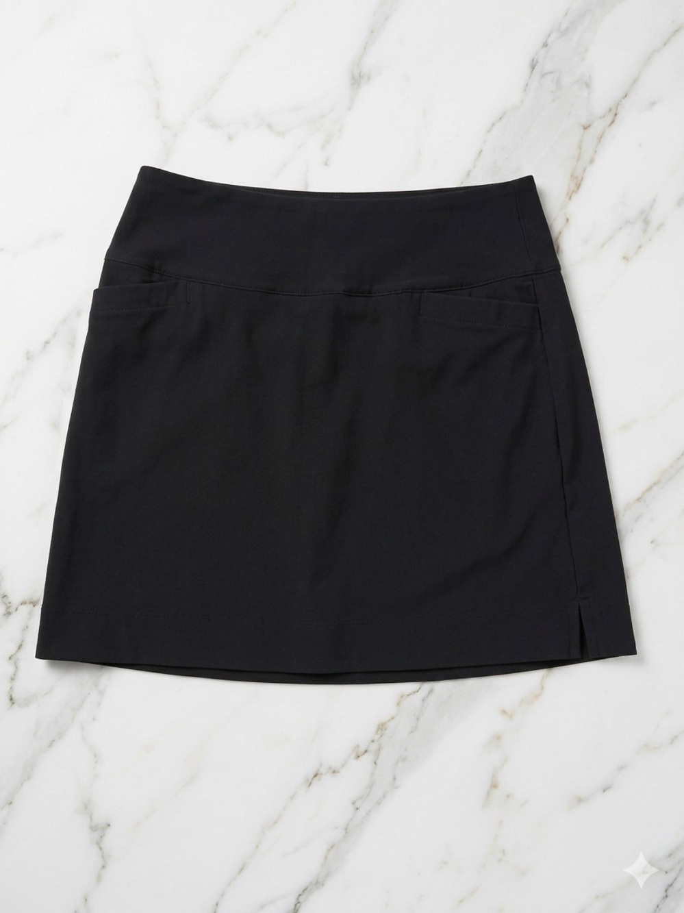S.C. & Co. Black Tummy Control Golf Skort Pockets M